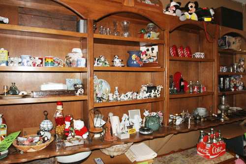 Large selection of collectibles for sale at A's Furniture Store in Las Cruces, NM