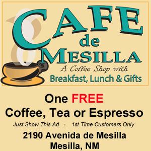 FREE Coffee, Tea or Espresso Coupon in Las Cruces, NM