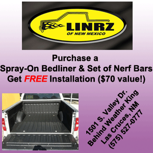 Sale Coupon for spray-on Bedliners in Las Cruces, NM