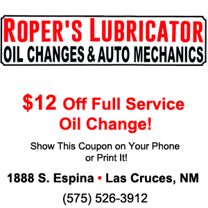 Coupon oil change in Las Cruces 2023
