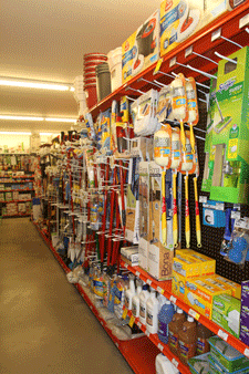 Household supplies for sale at Big Star ACE Hardware Store in Las Cruces, NM
