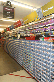 Screws and bolts for sale at Big Star ACE Hardware Store in Las Cruces, NM