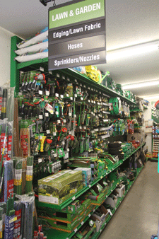 Lawn and garden supplies for sale at Big Star ACE Hardware Store in Las Cruces, NM
