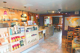 Dining room at Cafe de Mesilla Coffee Shop in Mesilla, NM