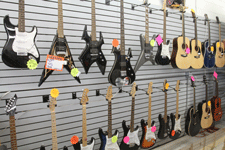 Guitars for sale at Cash Express Pawn Shop in Las Cruces, NM