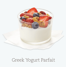 Greek Yogurt Parfait for breakfast in Las Cruces at Chick-fil-A