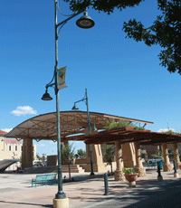 Swing dance on the plaza in Las Cruces April 16, 2024