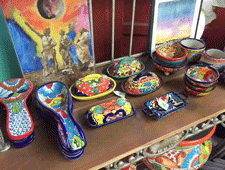 Talavera decor for sale in Las Cruces at Coyote Traders