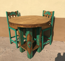 Rustic tables for sale in Las Cruces at Coyote Traders