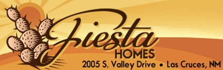 Manufactured homes at Fiesta Homes in Las Cruces, NM