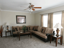 Nice living room in a Fiesta Manufactured Home in Las Cruces, NM