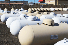 Propane tanks for sale at Griffin's Propane in Las Cruces, NM