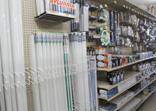 Lighting supplies at Hayden's Hardware Store in Las Cruces, NM