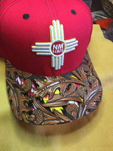 Custom leather hats for sale in Las Cruces
