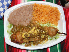 Chile Rellenos at La Cocina Mexican food restaurant in Mesilla Park, NM