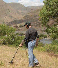 Metal detecting in Las Cruces