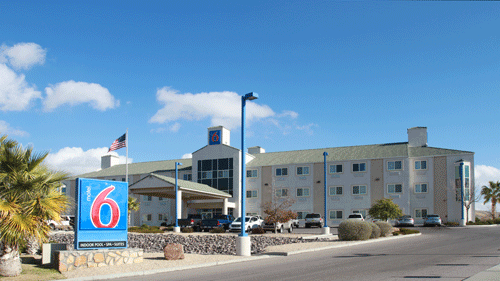 Indoor pool spa and suites at Motel 6 in Las Cruces, New Mexico