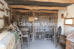 Billy the Kid Jail Doors at Gadsden Museum in Old Mesilla