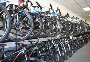 Over 300 bikes to choose from at Outdoor Adventures Bike Shop in Las Cruces, NM
