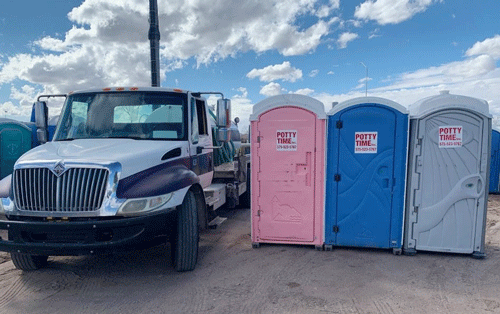 Potty Time portable toilets for rent in Las Cruces, NM