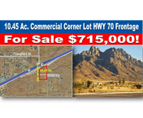 Commercial lots for sale in Las Cruces, NM