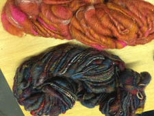 Spinning fiber yarn