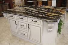 Custom kitchen granite countertops