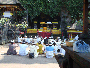 Religious ceremony in Bali, Indonesia