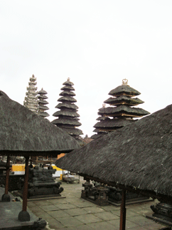 Thatched roofs in Bali, Indonesia