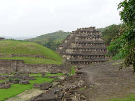 Pyramid of the Niches in El Tajin, Mexico