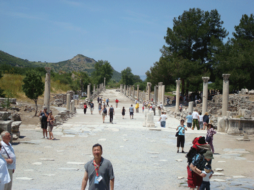 Street in Ephesus, Turkey