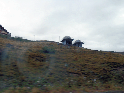 Domed huts in Georgia