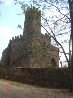 Fasiladas castle in Gondar, Ethiopia