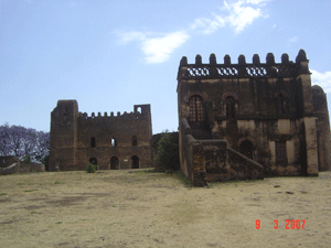 Wall in Gondar, Ethiopia