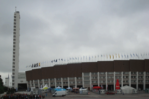 Olympic stadium in Helsinki, Finland