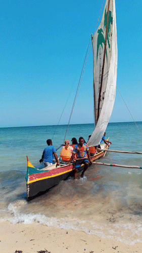 Sailing in Ifaty, Madagascar
