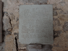 Glagolitic tablet in The Istrian Peninsula, Croatia