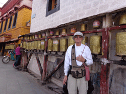 Pray wheels in Lhasa, Tibet