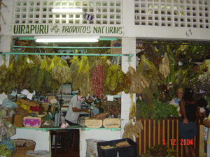 City market in Manaus Brazil