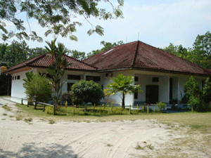 Orangutan care center in Panglan Bun Borneo Indonesia