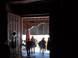 Entering The Potala in Tibet