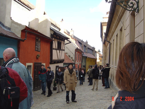 Tourist shops in Prague, Czech Republic