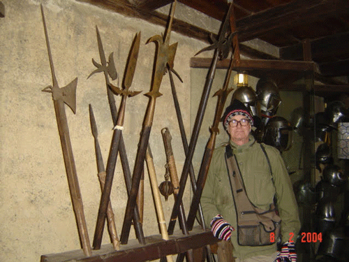 Weapons museum in Prague, Czech Republic
