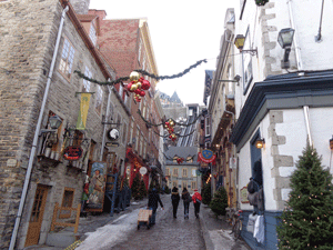 Shopping in Quebec City, Canada
