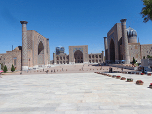 Sogdian fort in Samarkand, Uzbekistan