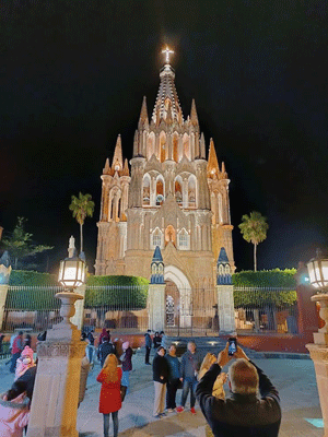 La Parroquia in San Miguel de Allende, Mexico