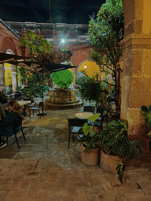 Cafe in San Miguel de Allende, Mexico