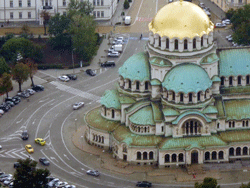 Aleksande Nevski Memorial Church in Sofia, Bulgaria