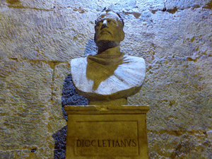 Emperor Diocletian of Split, Croatia