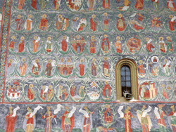 Painting in the Sucevita Monastery